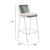 Luft Olefin/Aluminum Outdoor Barstool