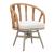 Safal Synthetic Rattan Weave/Aluminum Outdoor Swivel Dining Chair