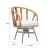 Safal Synthetic Rattan Weave/Aluminum Outdoor Swivel Dining Chair