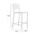 Kayu Aluminum Outdoor Barstool