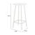 Ren Round Aluminum Outdoor Bar Table