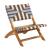 Sunshine Synthetic Rattan Weave/Wood Outdoor Lounge Chair