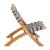 Sunshine Synthetic Rattan Weave/Wood Outdoor Lounge Chair
