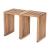Riviera Wood Outdoor Extendable Stool