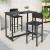 Iska Aluminum Outdoor Barstool