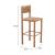 Iska Aluminum Outdoor Barstool