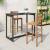 Iska Aluminum Outdoor Barstool