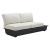 Tien Olefin/Aluminum Outdoor Loveseat/RHF