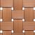 Breath Synthetic Rattan Weave/Wood Chaise Lounge