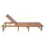 Breath Synthetic Rattan Weave/Wood Chaise Lounge