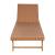 Breath Synthetic Rattan Weave/Wood Chaise Lounge