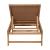Breath Synthetic Rattan Weave/Wood Chaise Lounge