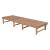 Breath Synthetic Rattan Weave/Wood Chaise Lounge