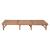 Breath Synthetic Rattan Weave/Wood Chaise Lounge