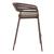 Skye Olefin/Synthetic Rattan Weave/Steel Barstool