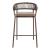 Skye Olefin/Synthetic Rattan Weave/Steel Barstool