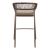 Skye Olefin/Synthetic Rattan Weave/Steel Barstool