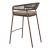 Skye Olefin/Synthetic Rattan Weave/Steel Barstool