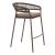 Skye Olefin/Synthetic Rattan Weave/Steel Barstool