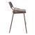 Rio Olefin/Synthetic Rattan Weave/Steel Barstool