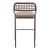 Rio Olefin/Synthetic Rattan Weave/Steel Barstool
