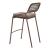 Rio Olefin/Synthetic Rattan Weave/Steel Barstool