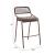 Rio Olefin/Synthetic Rattan Weave/Steel Barstool