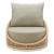 Cabana Olefin/Synthetic Rattan Weave Swivel Chair