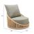 Cabana Olefin/Synthetic Rattan Weave Swivel Chair