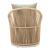 Lanai Olefin/Synthetic Rattan Weave Outdoor Swivel Chair