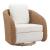 Solara Olefin/Synthetic Rattan Weave Outdoor Swivel Chair