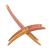 Rova Synthetic Rattan Weave/Wood Lounge Chair