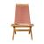 Rova Synthetic Rattan Weave/Wood Lounge Chair