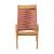Rova Synthetic Rattan Weave/Wood Lounge Chair