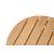 Zahara Round Wood Outdoor Side Table