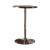 Brancaster Top Grain Leather/Aluminum Round Bar Table