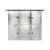 Brancaster Marble/Aluminum Rectangular Storage Bar Table