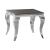Luna Glass Top Square End Table