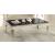 Luna Glass Top Rectangle Coffee Table