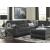 Accrington 2-Piece Polyester L-Shaped Sectional Sleeper w/Right Arm Chaise Facing