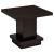Reston Wood Veneer Pedestal Square End Table