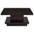 Reston Wood Veneer Pedestal Square Coffee Table