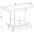 Reston Wood Veneer Pedestal Sofa Table