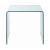 Ripley Glass Square End Table Clear