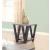 Stevens Rectangular End Table with V-shaped Base