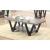 Stevens Rectangular Coffee Table with V-shaped Base