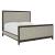 Ashley SM Burkhaus Polyester Upholstered King Size Panel Bed