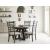 Plank Road Button Round Wood Extendable Dining Room Set