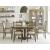Plank Road Button Round Wood Extendable Dining Room Set