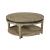 Plank Road Artisans Round Wood Cocktail Table
